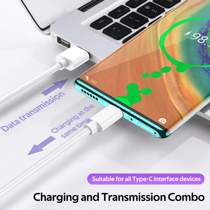 5A Fast Charging Cable USB C Charger Wire