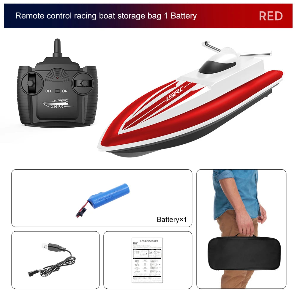 2.4GHz RC High Speed Boat LSRC-B8 Waterproof Model