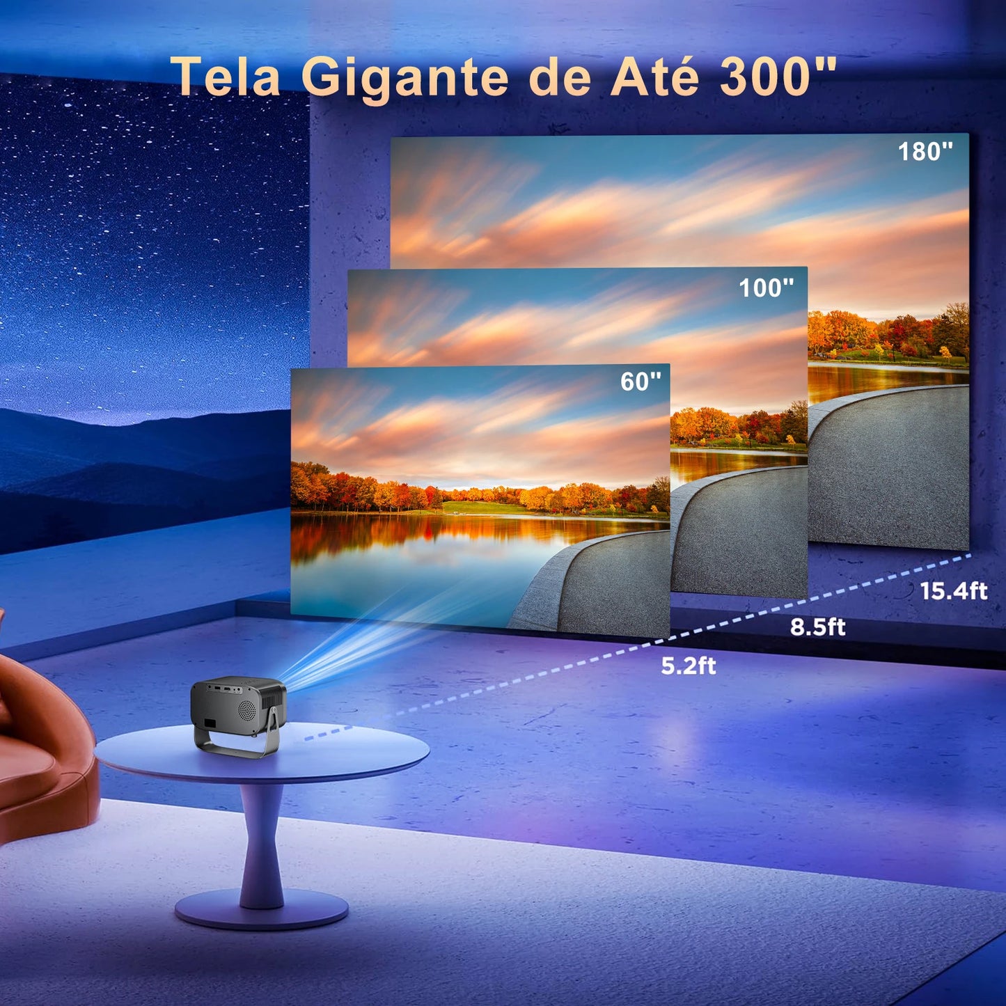 P10 Portable Android Projector