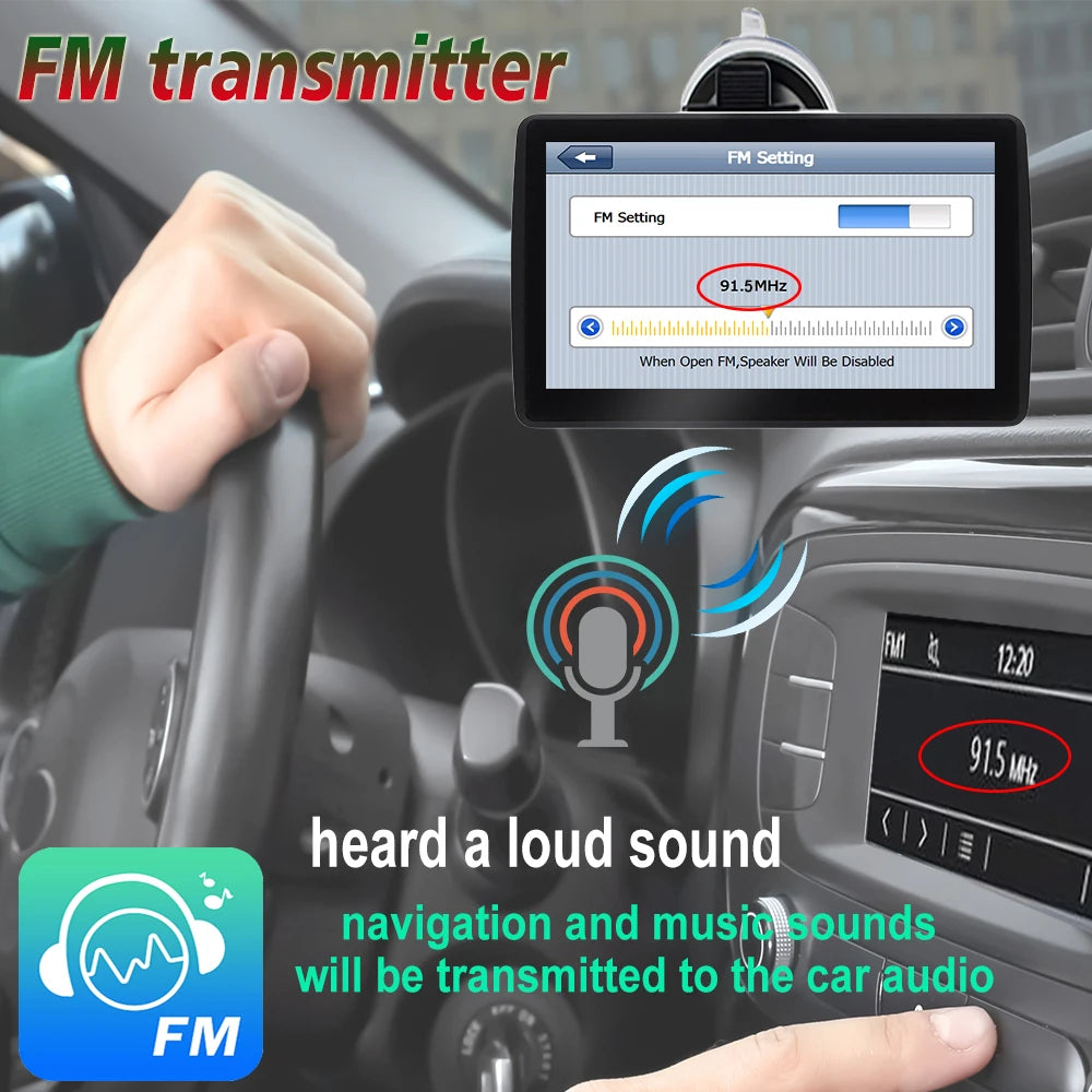 7 Inch 8GB GPS Navigation