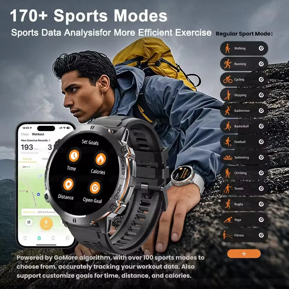 Rugged Xiaomi Smartwatch with GPS & Compass