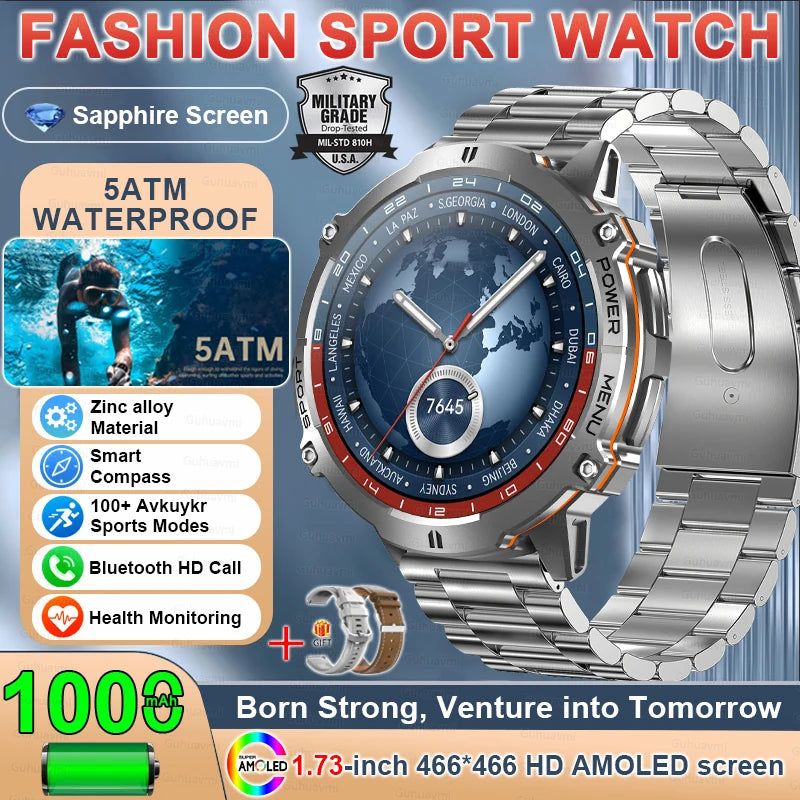Rugged Xiaomi Smartwatch with GPS & Compass