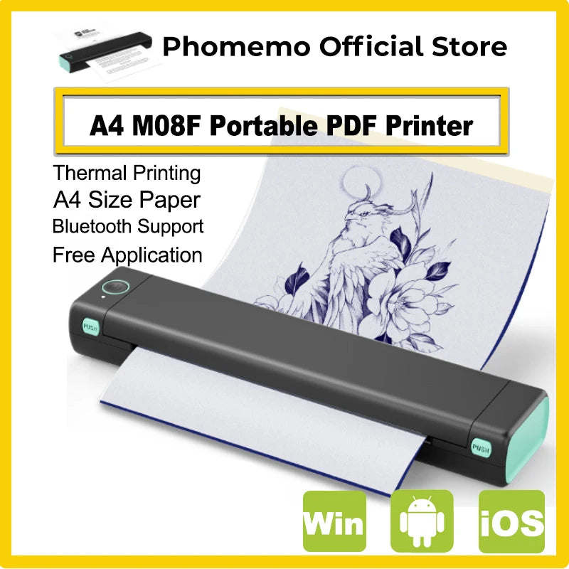 Phomemo M08F Wireless Tattoo Stencil Printer