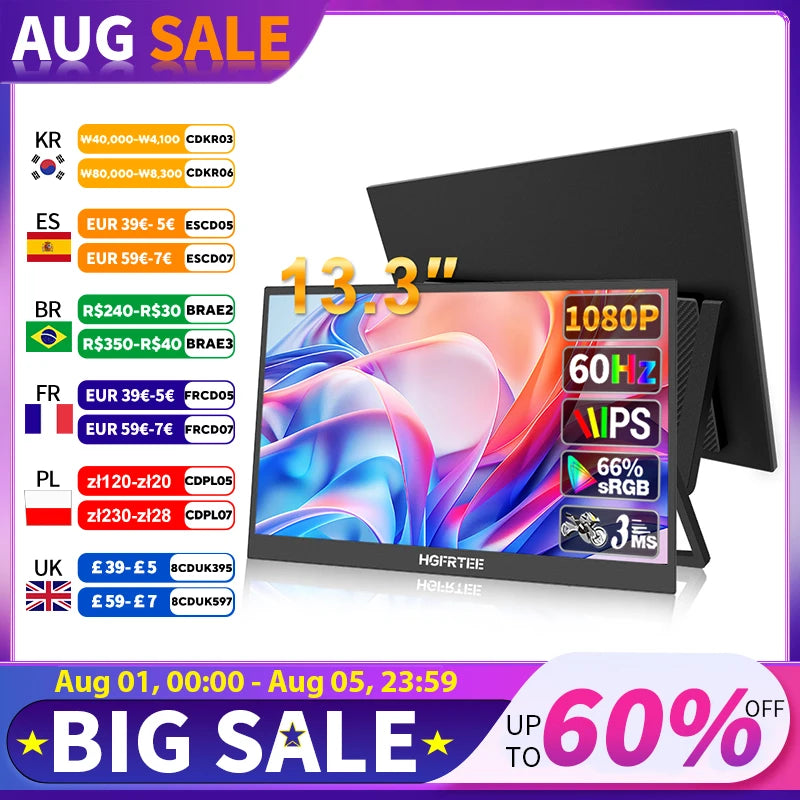 13.3" Full HD Portable Monitor