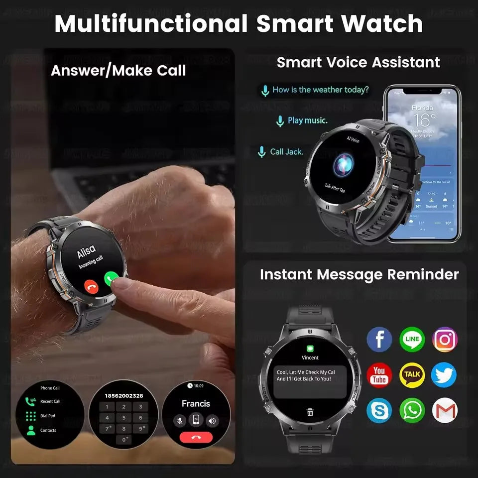 Rugged Xiaomi Smartwatch with GPS & Compass