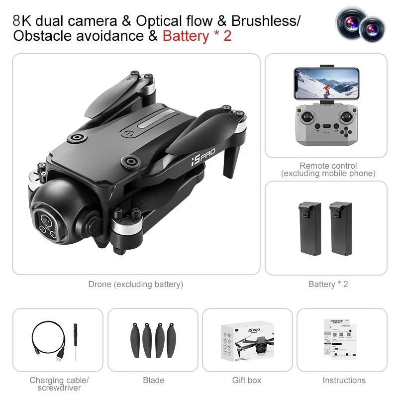 Xiaomi I5 Pro 8K Drone with Screen