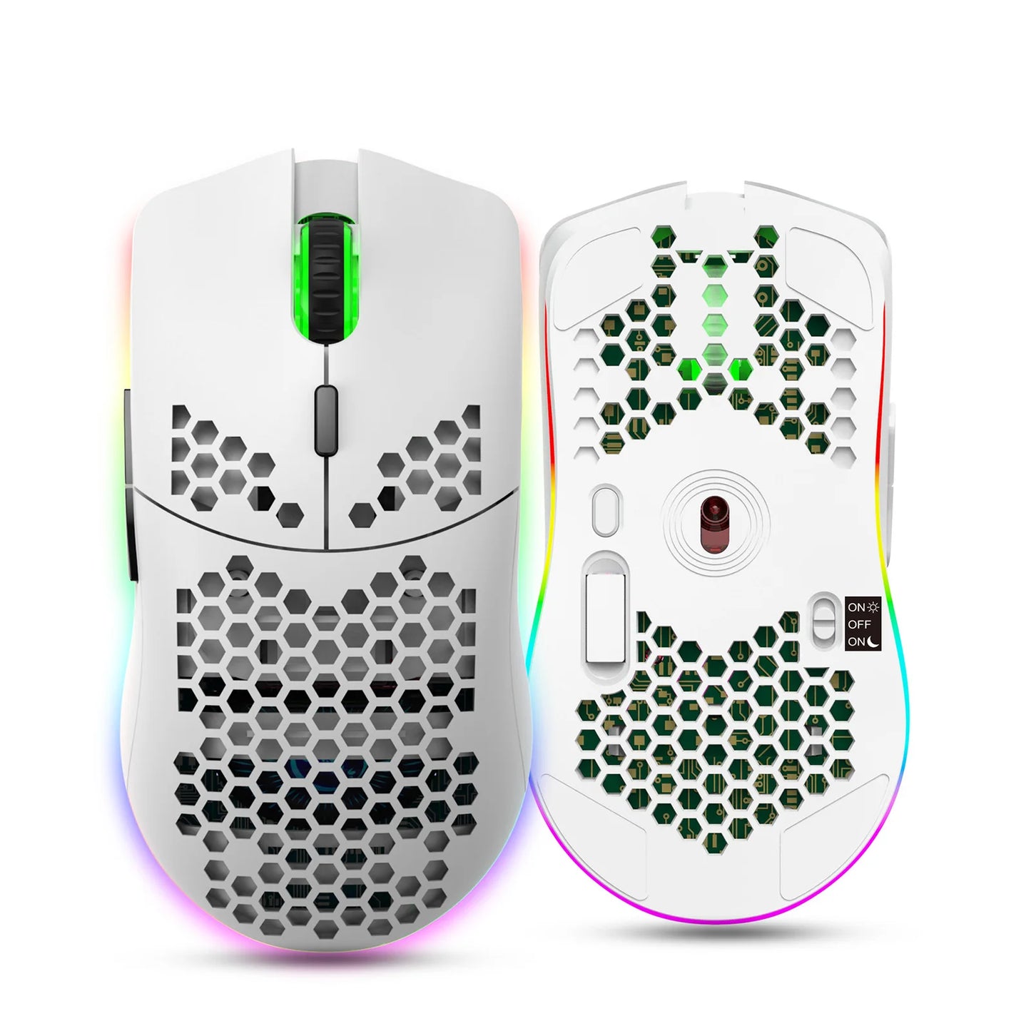 6400 DPI Ergonomic Wired RGB Gaming Mouse