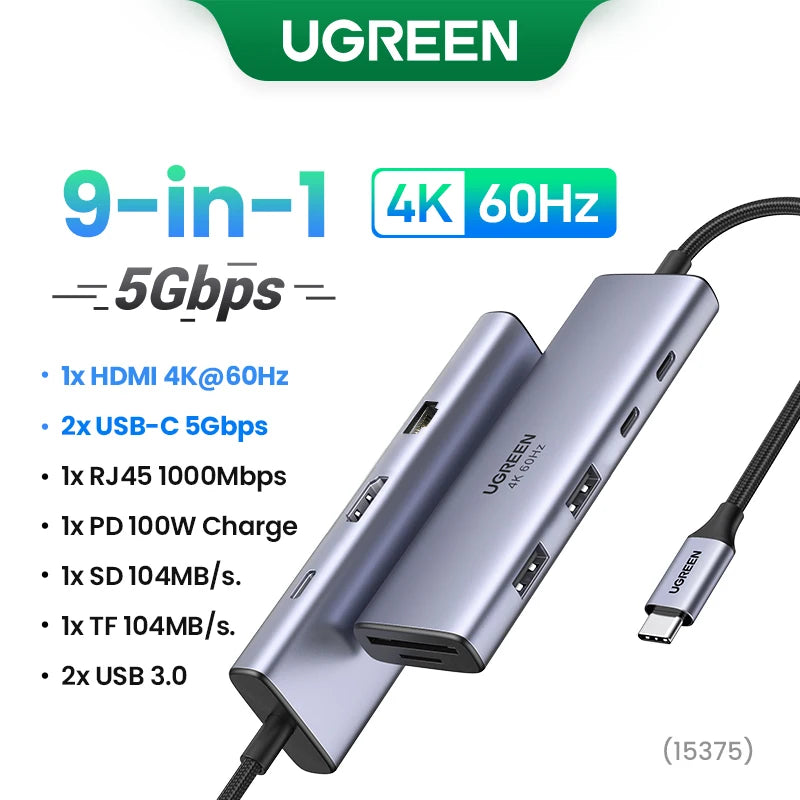 USB C HUB Type C to Multi USB 3.0 HUB HDMI Adapter Dock for MacBook Pro and Huawei Mate