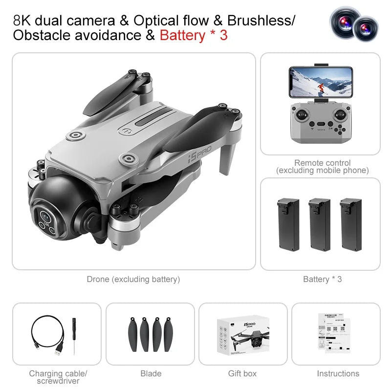 Xiaomi I5 Pro 8K Drone with Screen