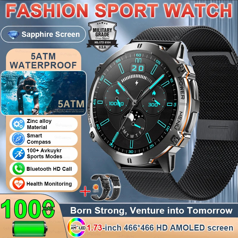 Rugged Xiaomi Smartwatch with GPS & Compass