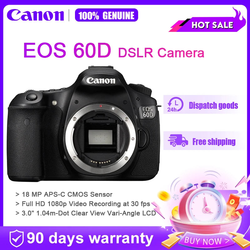 Canon 60D DSLR Camera