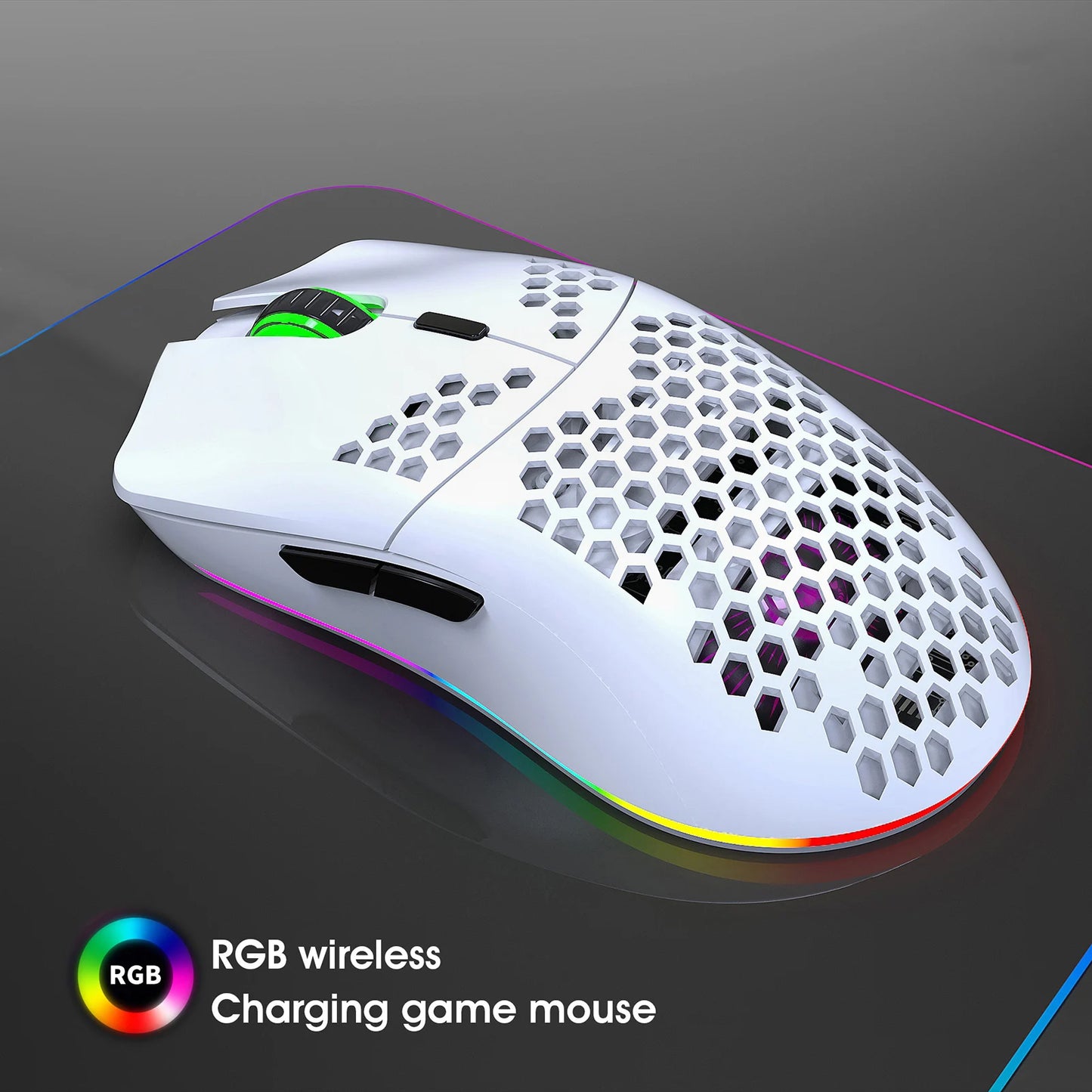 6400 DPI Ergonomic Wired RGB Gaming Mouse