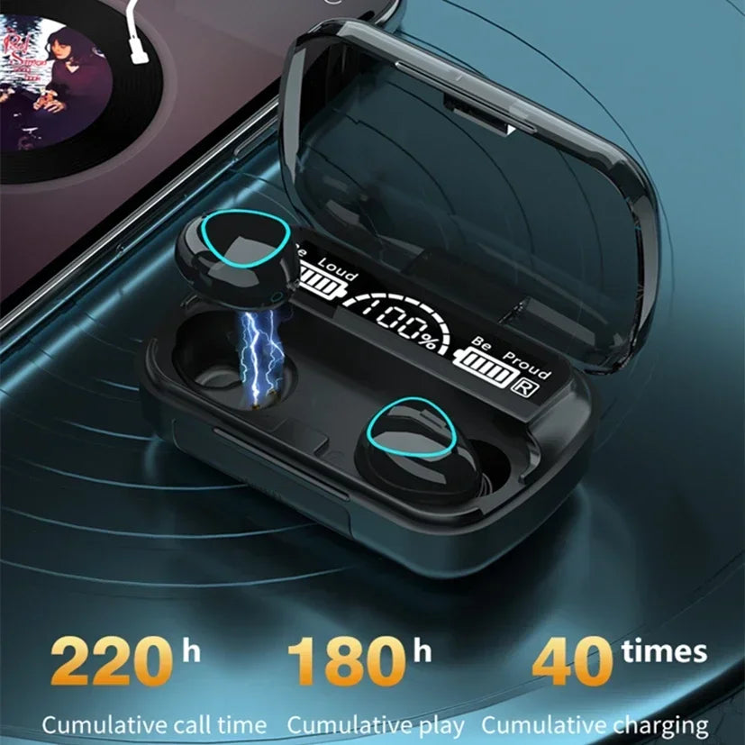 9D Stereo Sports Waterproof Earbuds
