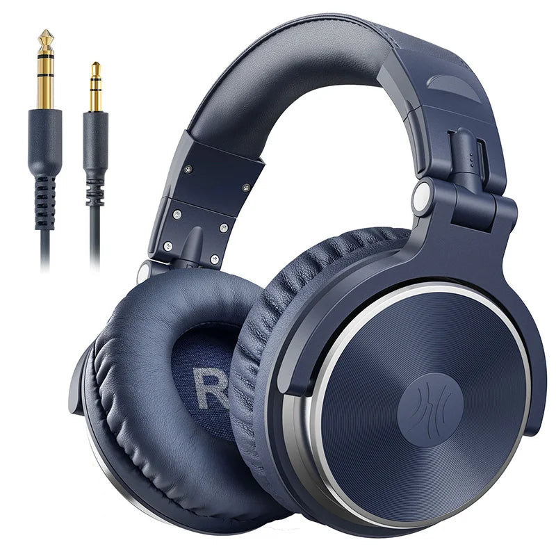 Wired Professional Studio Pro DJ Headphones With Microphone