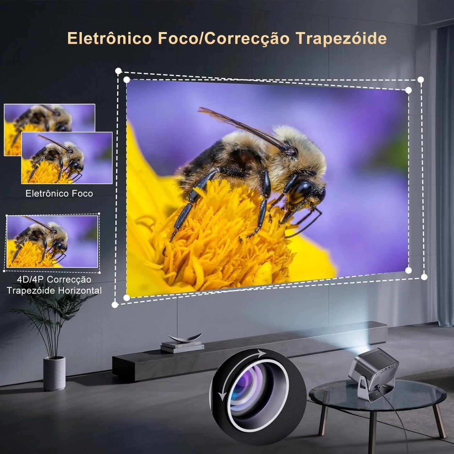 P10 Portable Android Projector