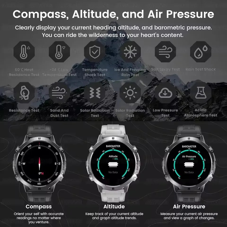 Rugged Xiaomi Smartwatch with GPS & Compass