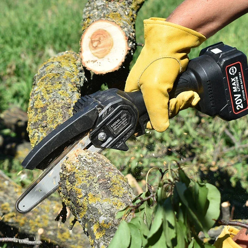 WOSAI 20V 6 Inch Mini Electric Chainsaw