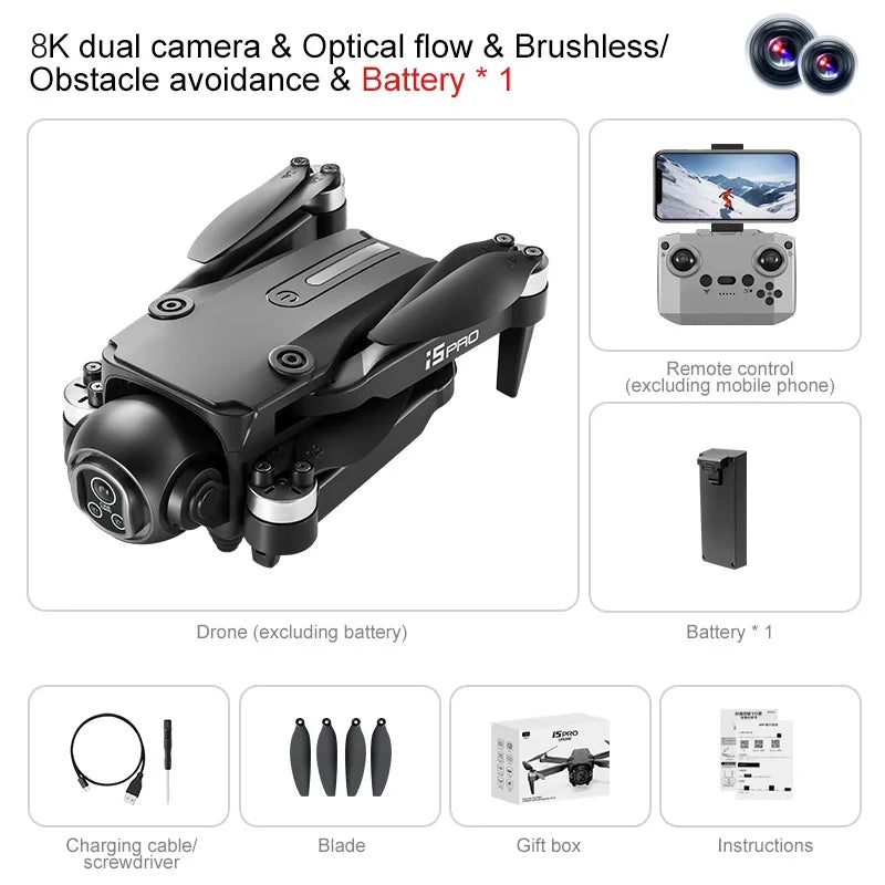Xiaomi I5 Pro 8K Drone with Screen