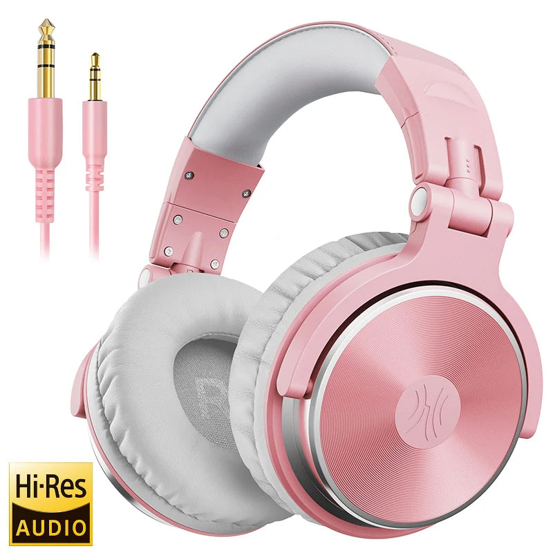 Wired Professional Studio Pro DJ Headphones With Microphone