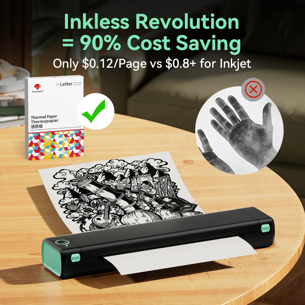 Phomemo M08F Wireless Tattoo Stencil Printer