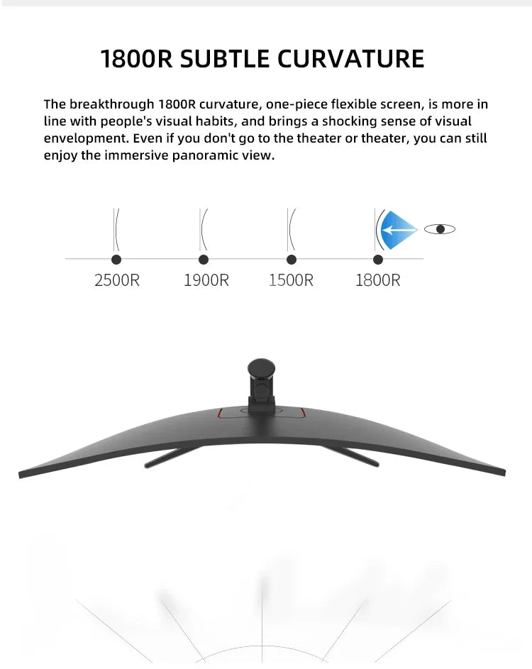 34" Curved 4K Monitor – 100Hz/165Hz