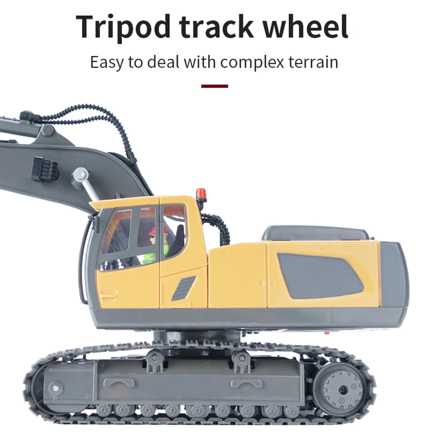 RC Excavator with Music and Light