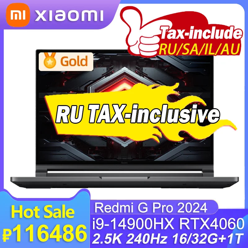 Redmi G Pro Gaming Beast with RTX 4060	Gaming Laptops, Laptops / Notebooks