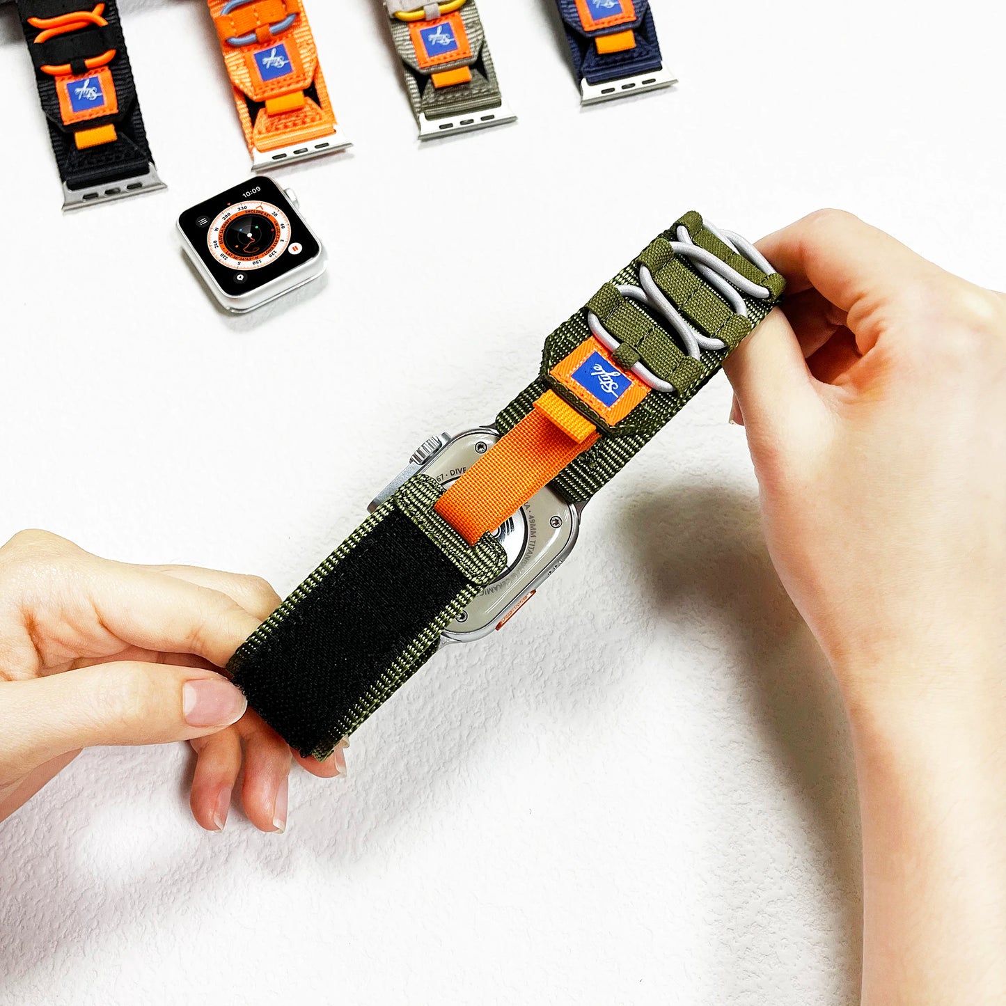 Tactical Nylon Strap for Apple Watch Ultra & Series