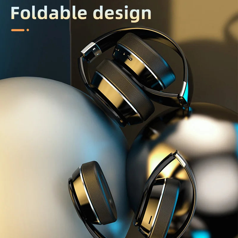 Wireless Bluetooth 5.0 Foldable Headphone With Mic