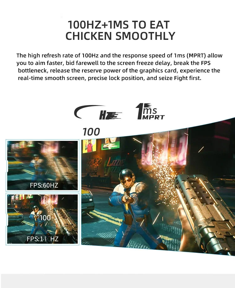 34" Curved 4K Monitor – 100Hz/165Hz