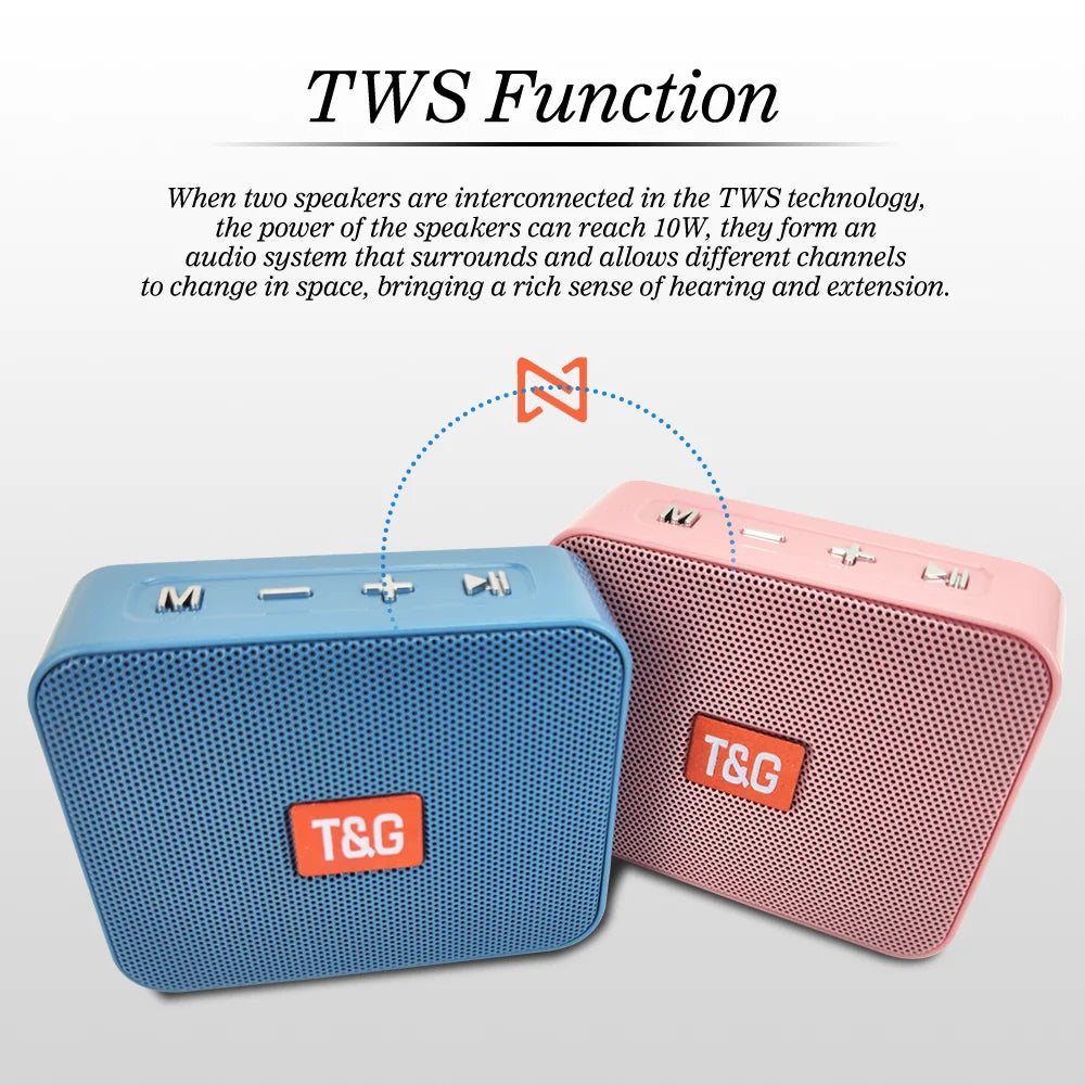 TG608 Mini Wireless Bluetooth Outdoor Portable Speaker
"