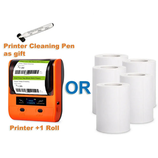 Wireless Thermal Mini Barcode Printer