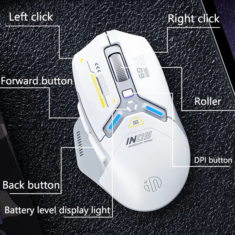 Inphic IN9 Wireless RGB Gaming Mouse
